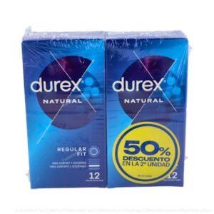 DUREX PROFILACTICO DUPLO NATU PLUS 12 U