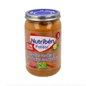 NUTRIBEN POTITO TERNERA-JUDIAS V- ZANAHORIA 235 G +6 M