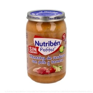 NUTRIBEN POTITO GUISO POLLO TERNERA JUDIAS VERDES 235 G +6 M