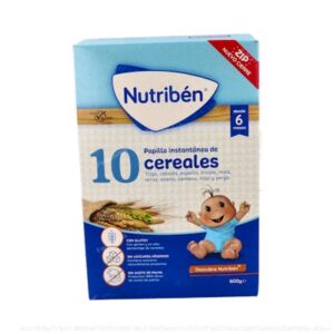 NUTRIBEN PAPILLA 10 CEREALES 600 G