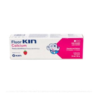 FLUOR KIN CALCIO PASTA DENTAL INFANTI FRESA 2-6 A 75 ML 1000 PPM FLUOR