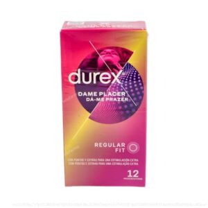 DUREX PROFILACTICO DAME PLACER 12U