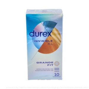 DUREX INVISIBLE XL 10 U